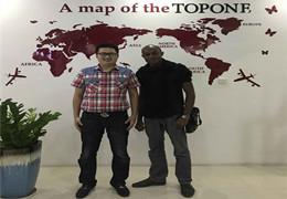 Приветствуем клиентов из Нигерии в компании TOPONE.️️